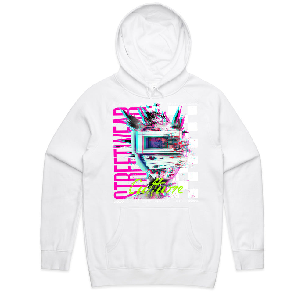 Neon Glitch: Retro Streetwear Culture Tee