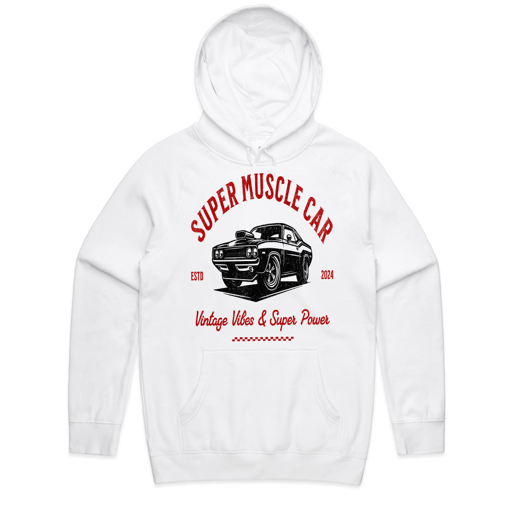 Super Muscle Car – Vintage Vibes & Super Power T-Shirt