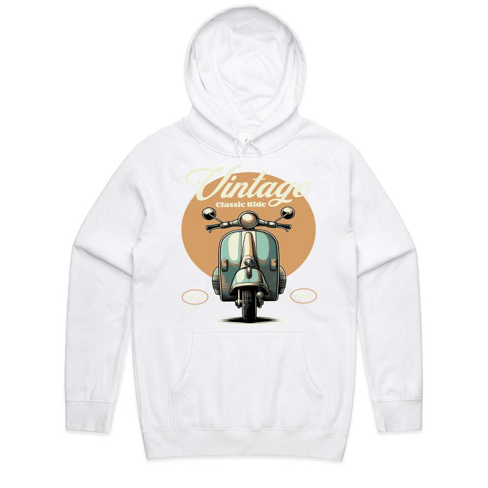 Vintage Classic Ride T-Shirt – Retro Scooter Enthusiast Apparel