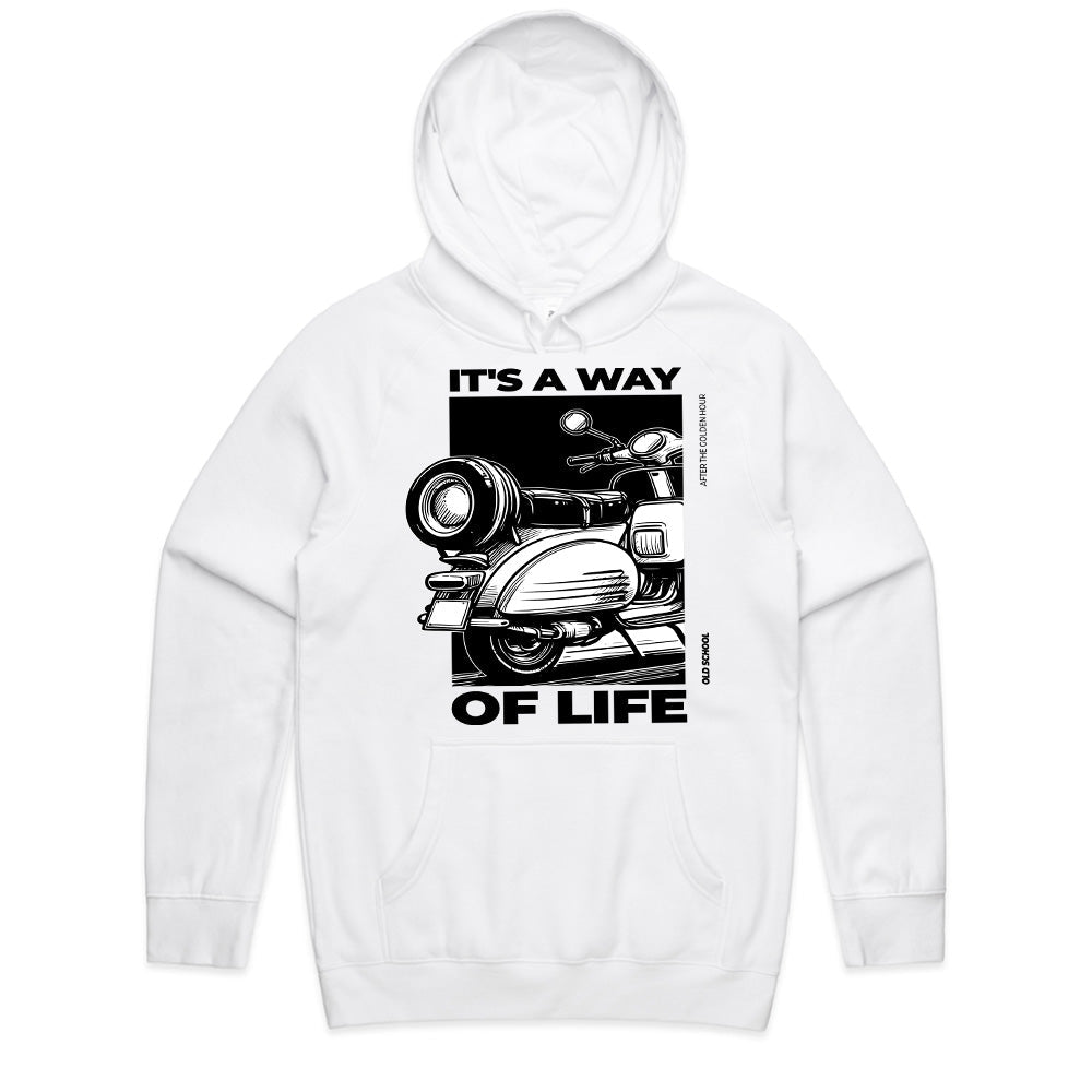 Way of Life Retro Scooter T-Shirt – Classic Ride, Timeless Passion