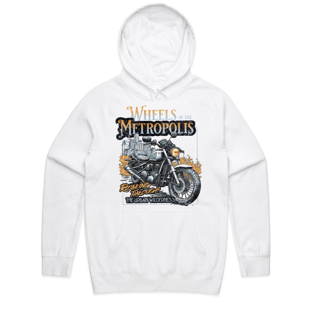 Wheels of the Metropolis Biker T-Shirt – Roaring Through the Urban Wilderness