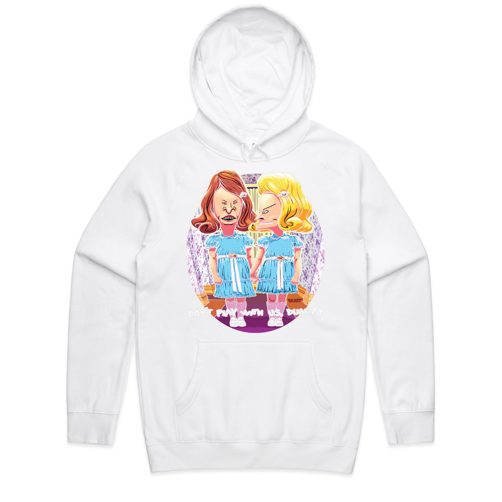 Don’t Play With Us Tee – Parody Horror Twins Edition