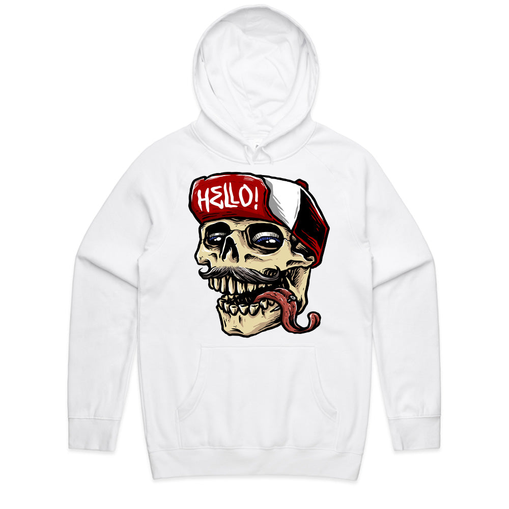 Hello Skull - Funky Undead Streetwear Tee
