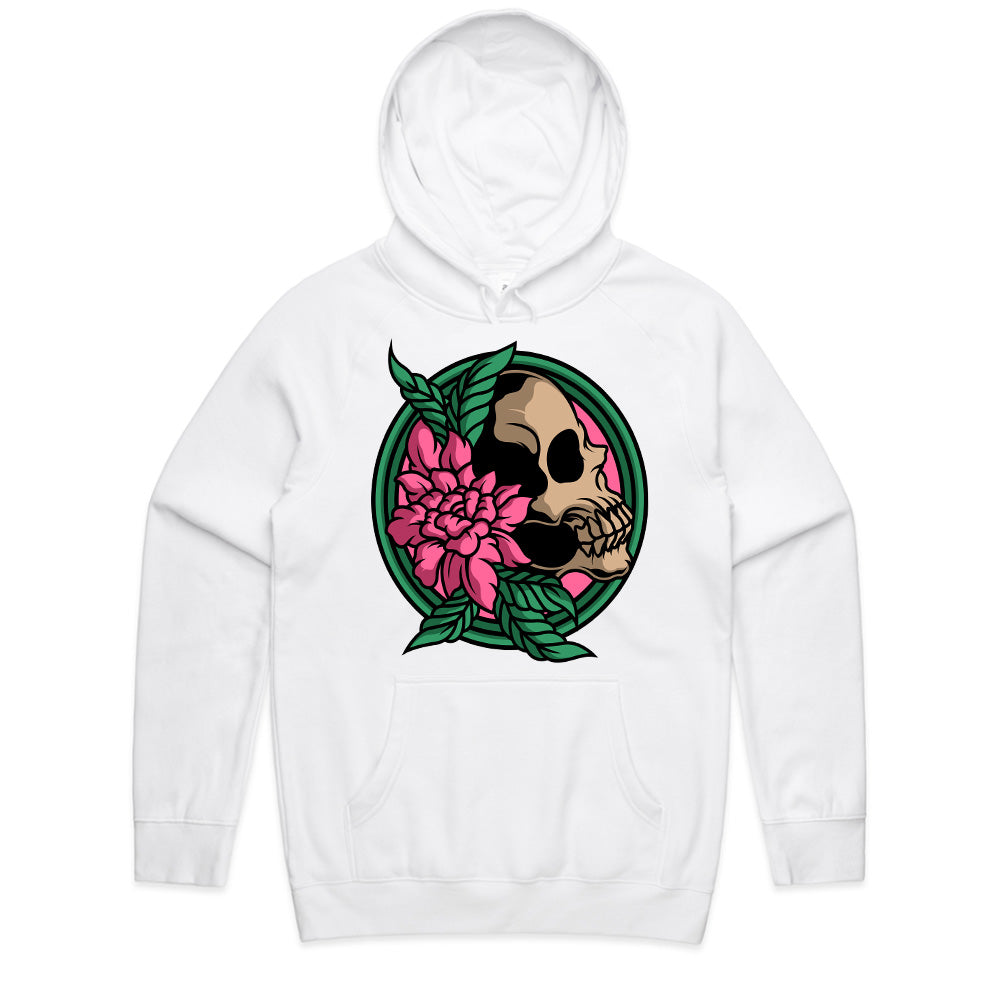Floral Skull Fusion - Life and Death Art Tee