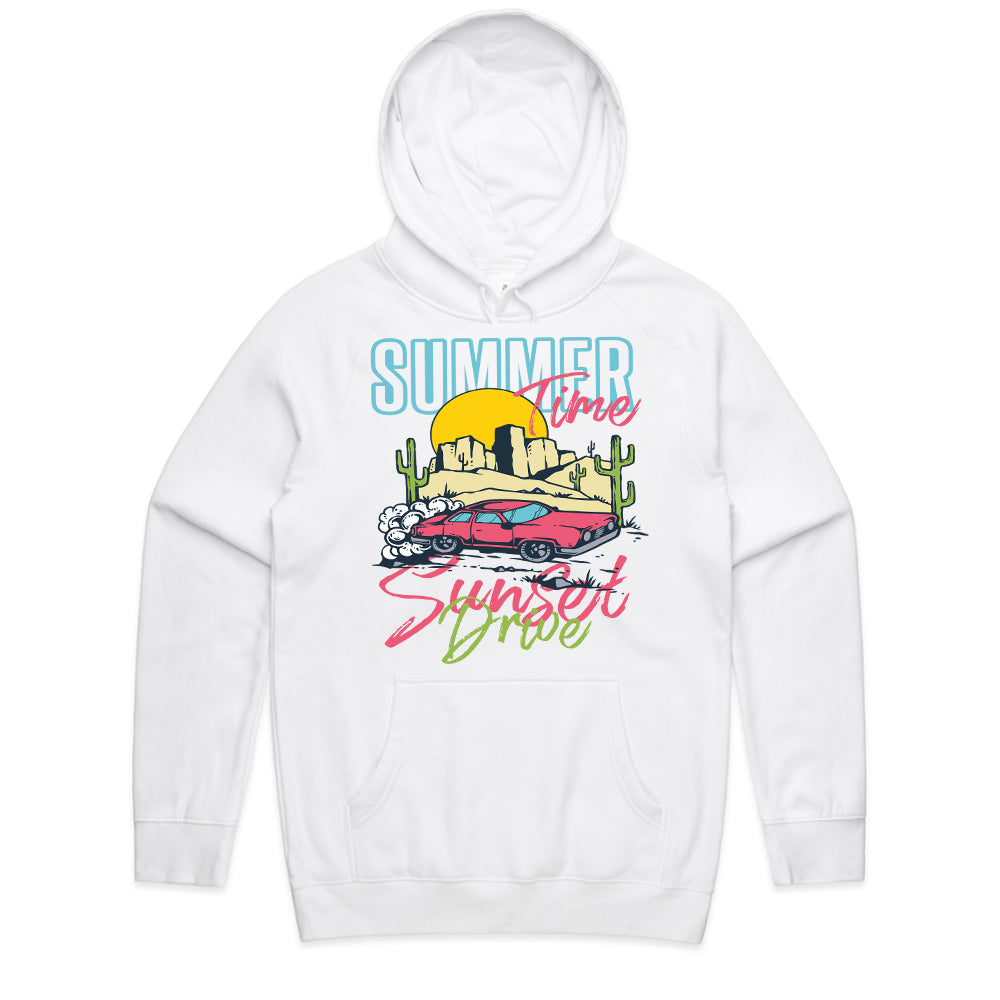 Summer Sunset Drive - Retro Road Trip Tee