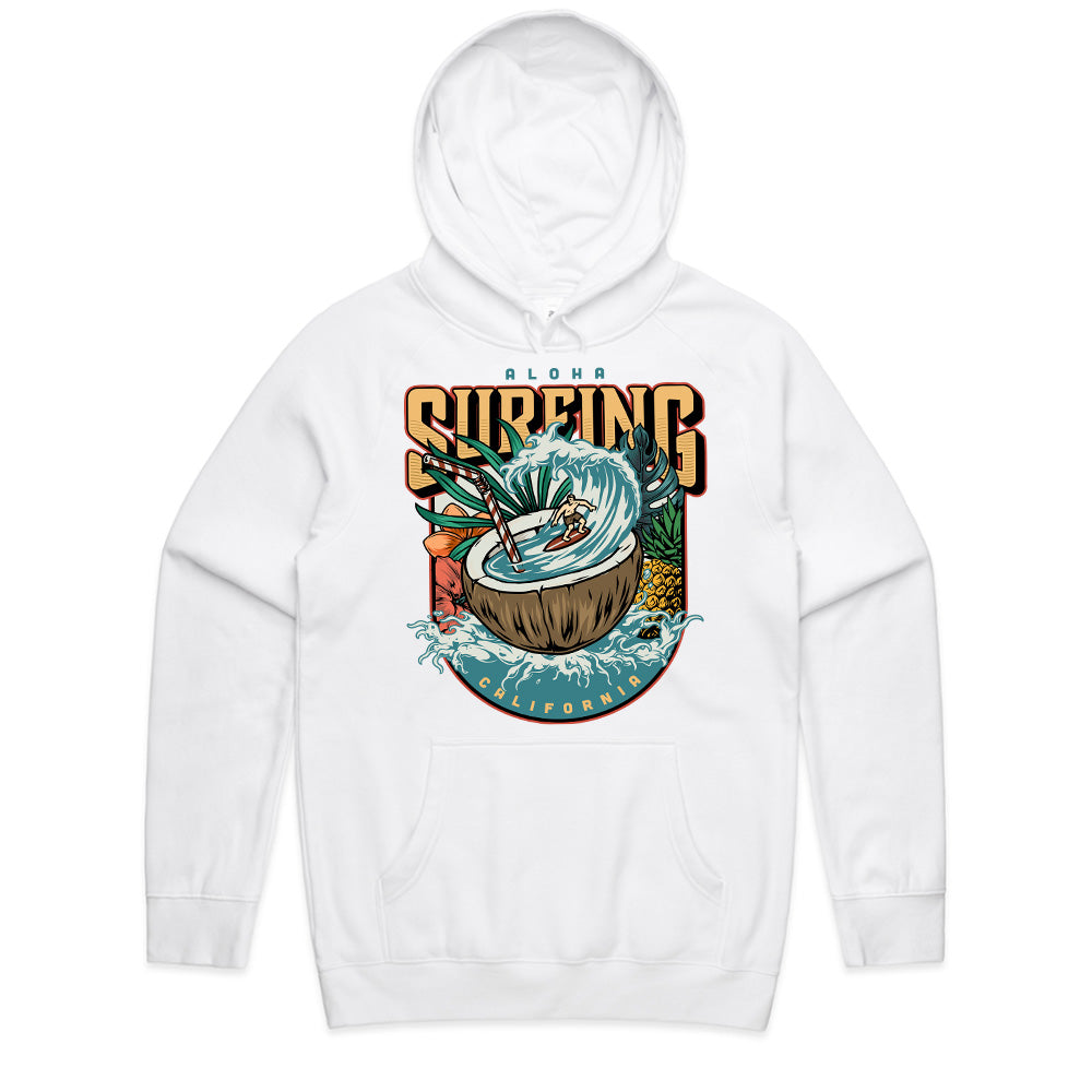 Aloha Surf Paradise: California Coconut Wave Tee