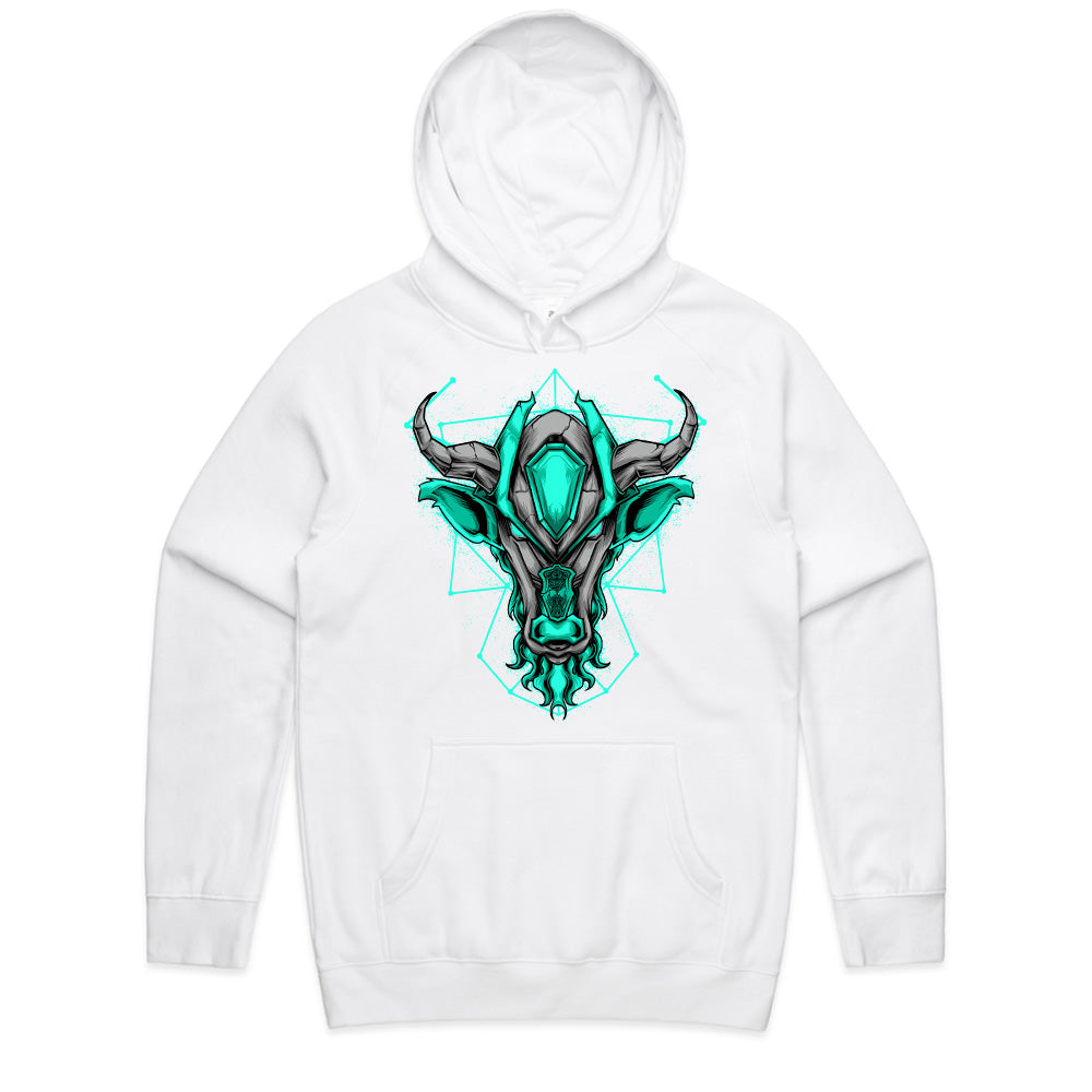 Cyber Minotaur – Neon Core Beast Tee