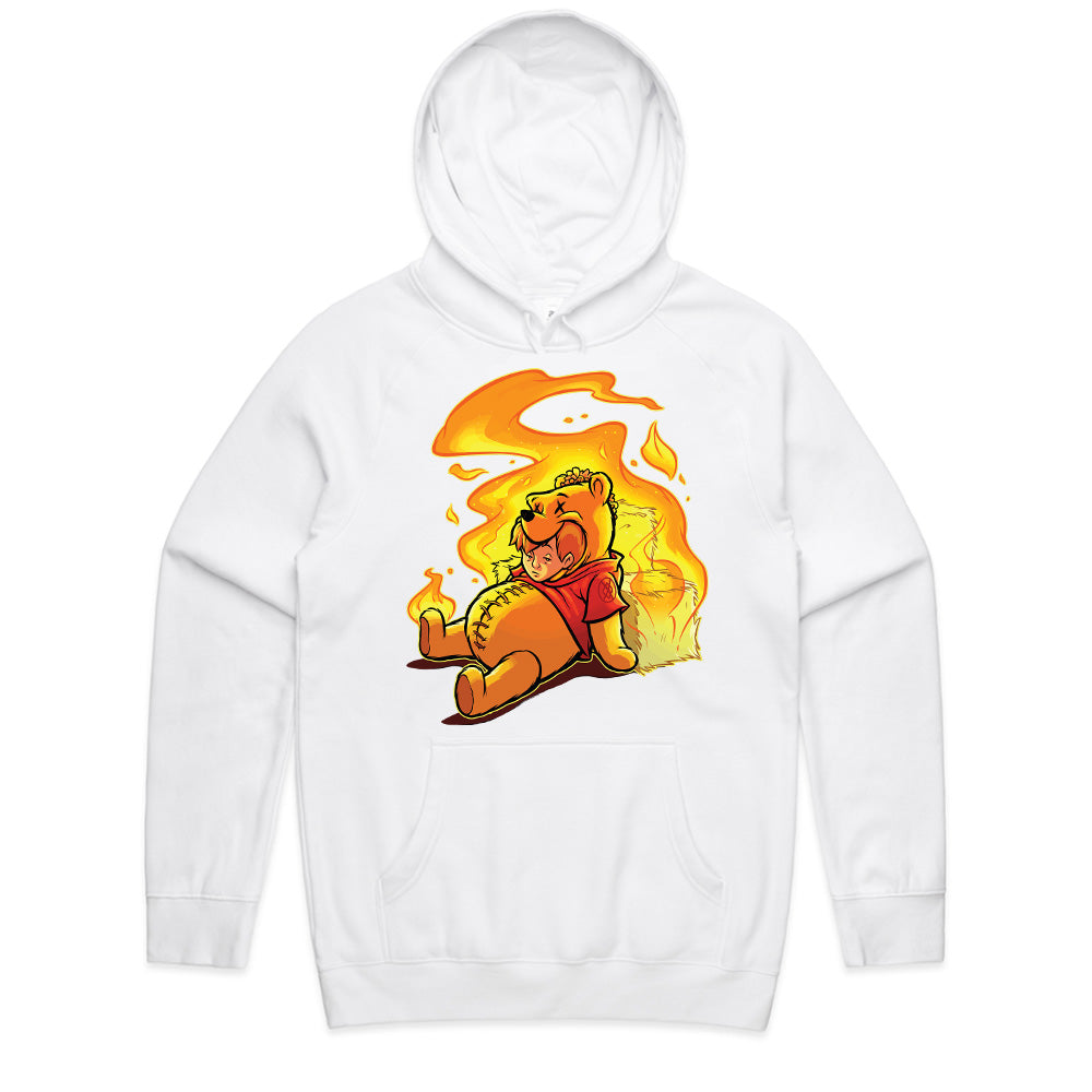 Burning Innocence: Twisted Bear Flame Tee