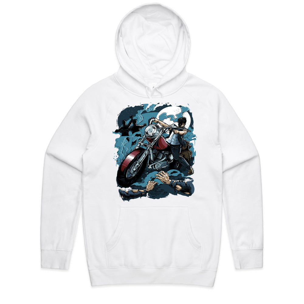 Midnight Escape – Zombie Rider Graphic Tee