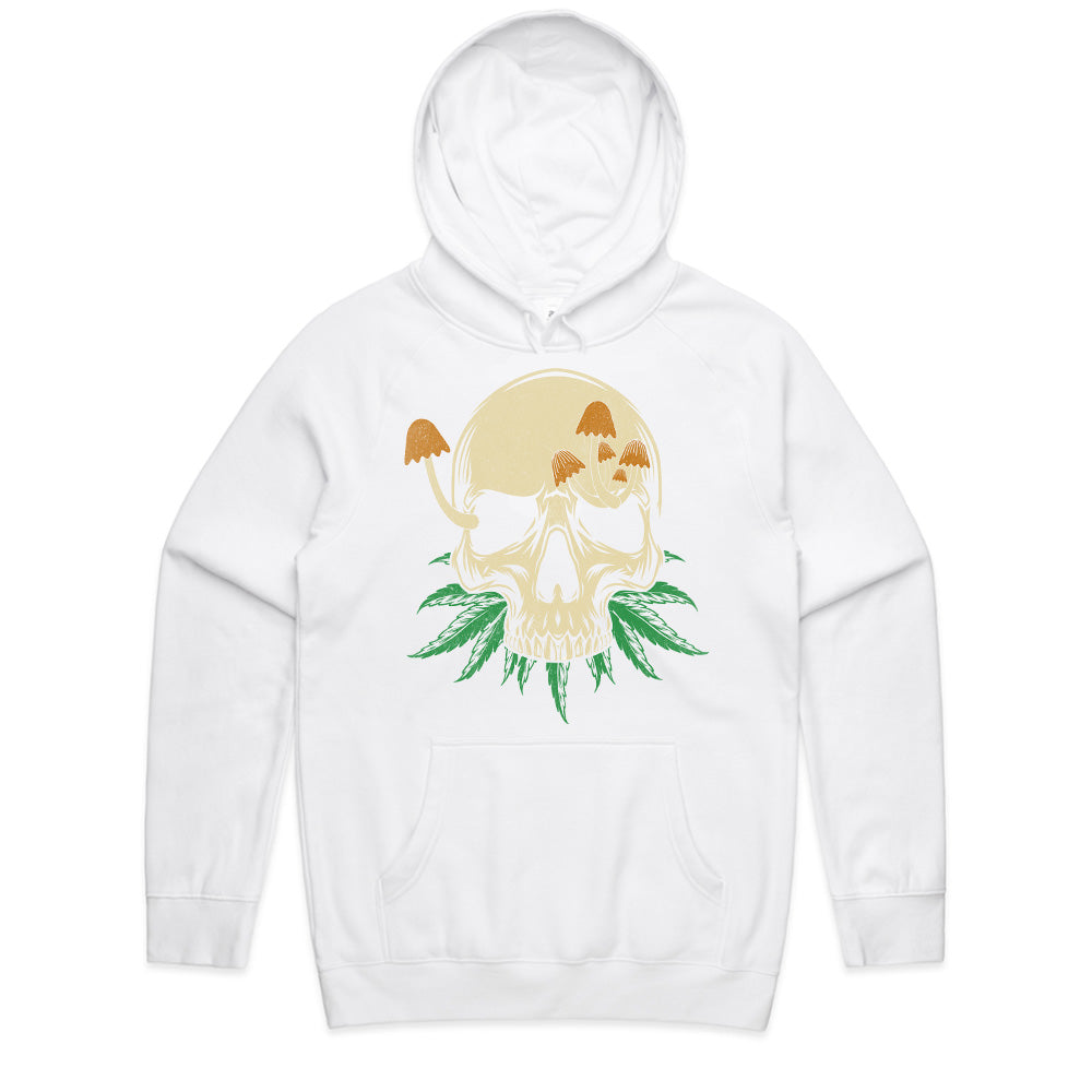 Skull Bloom: Mystic Fungi & Cannabis Fusion Tee