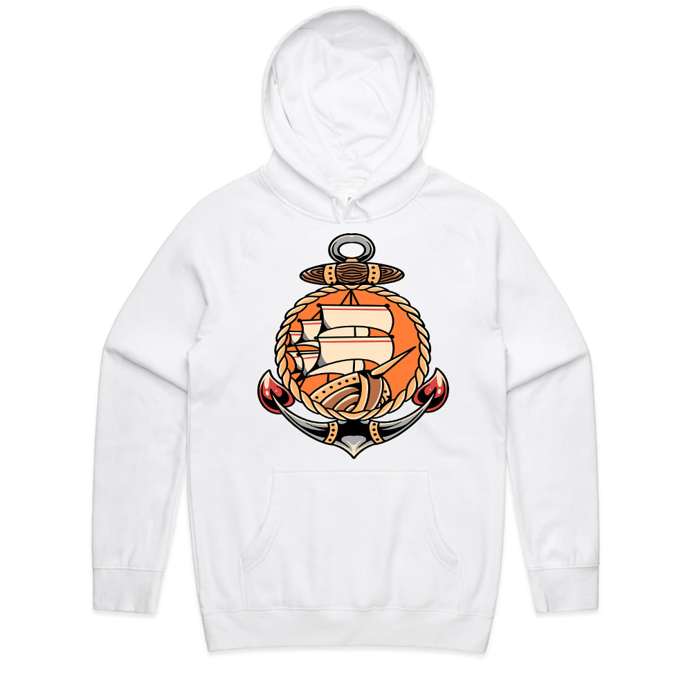 Nautical Legends – Anchor & Ship Emblem Tee