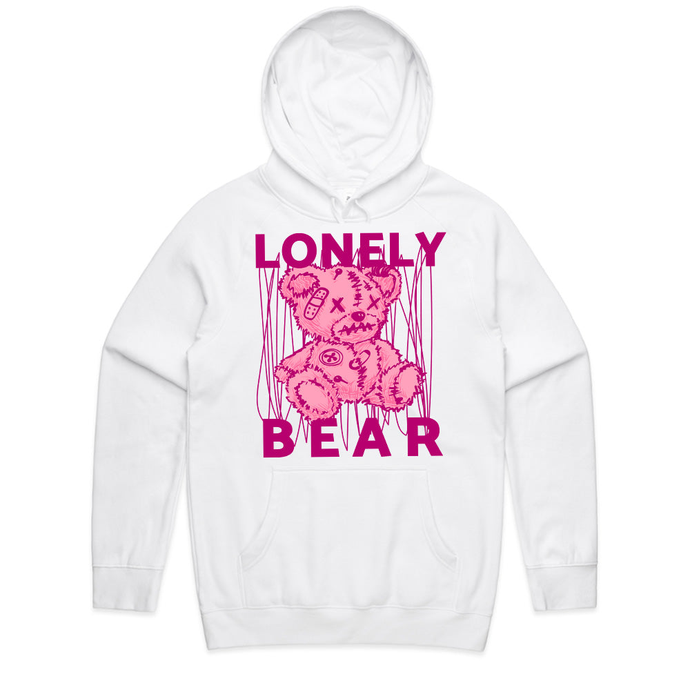 Lonely Strings – Stitched Silence Bear Tee