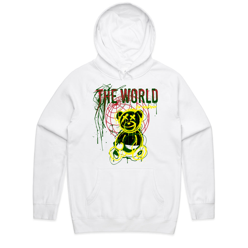 Neon Conqueror: World-Is-Mine Bear Tee
