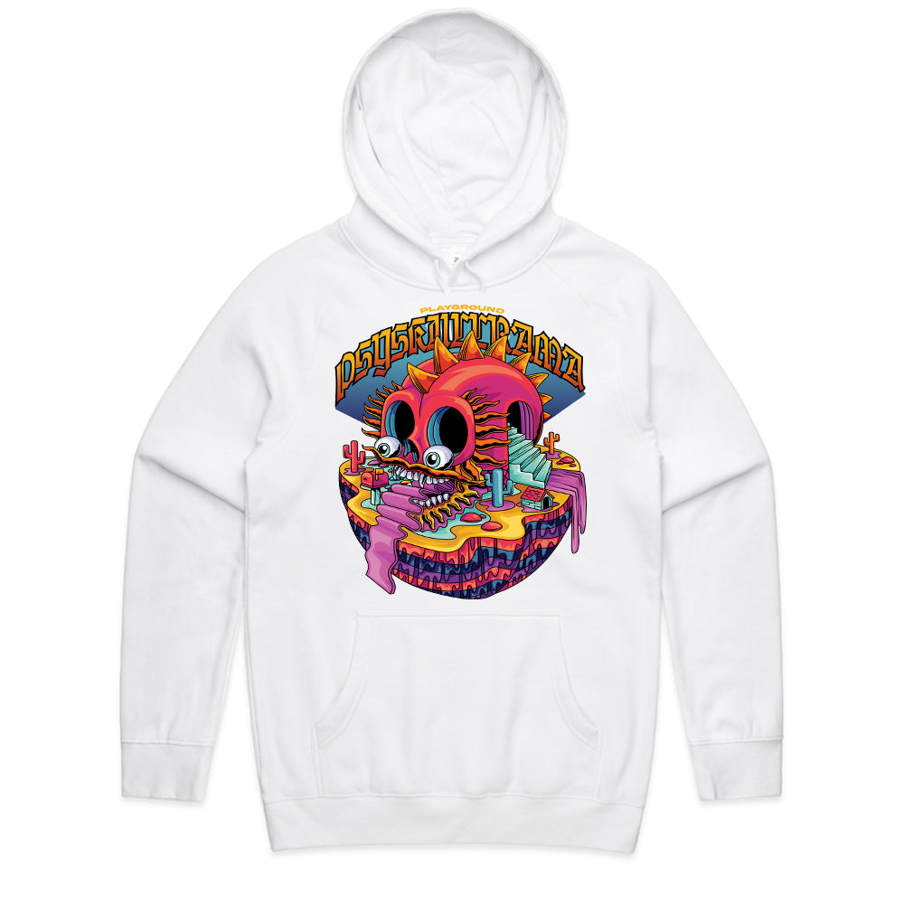 Psytrance Playground: Neon Skull Odyssey Tee