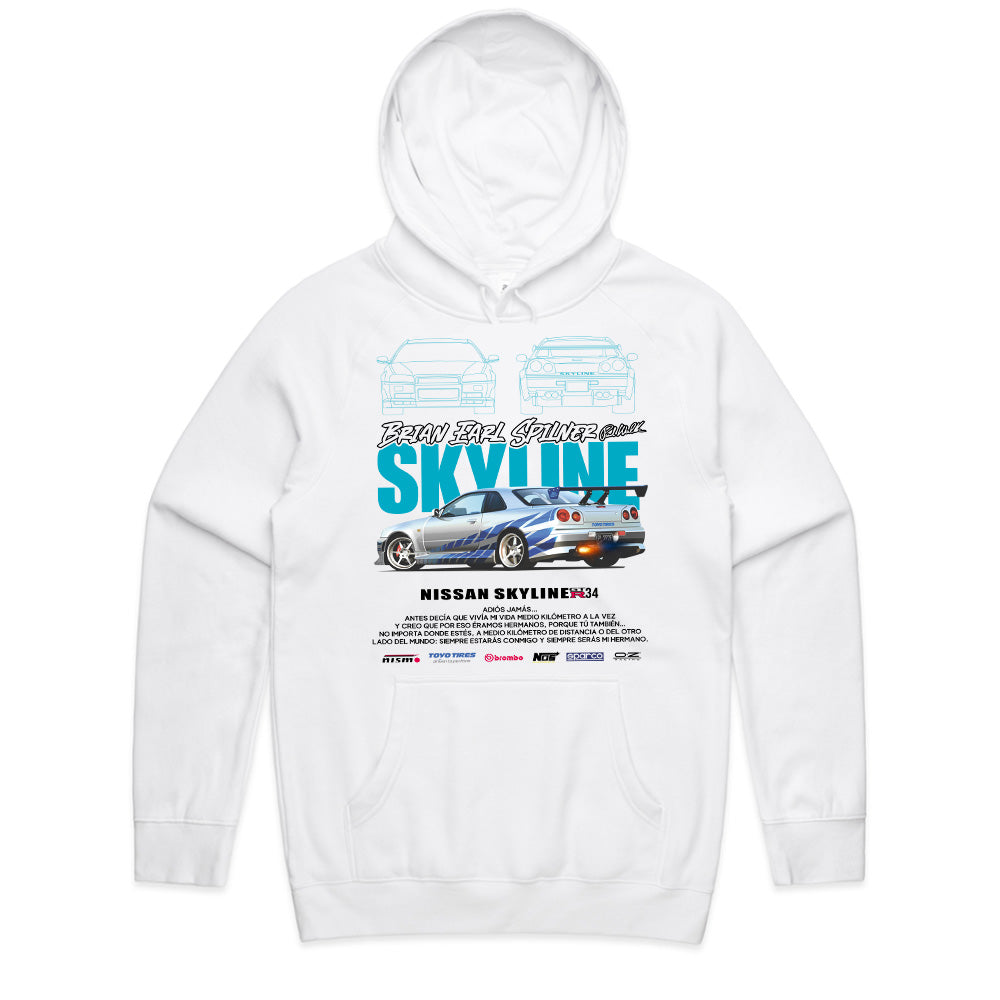Skyline Legend: Brian Earl Spilner Edition — JDM R34 T-Shirt
