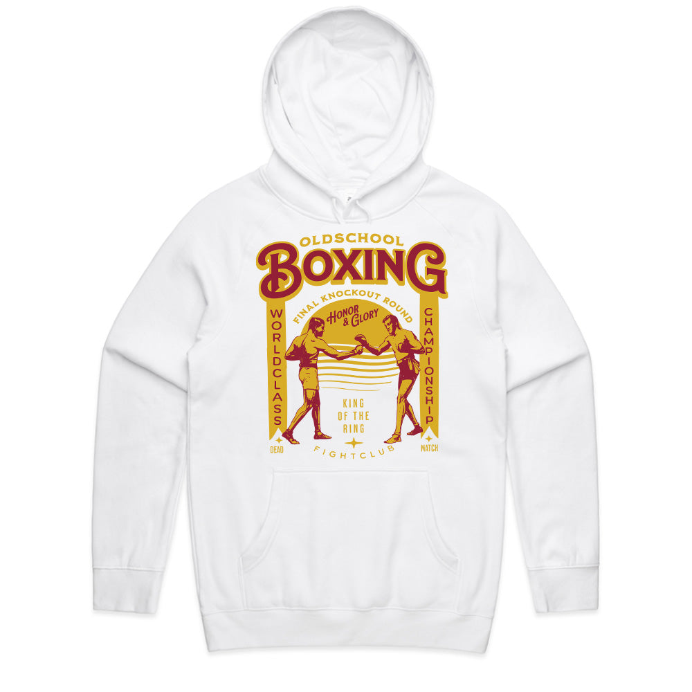"Old School Boxing" Vintage Fight Club T-Shirt – Classic Champion Spirit