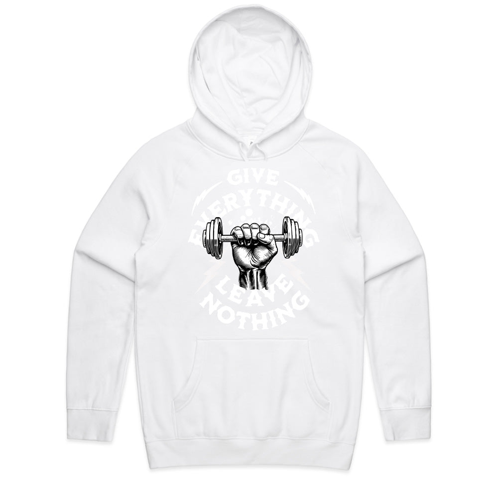 Give Everything, Leave Nothing – Hardcore Gym Motivation T-Shirt