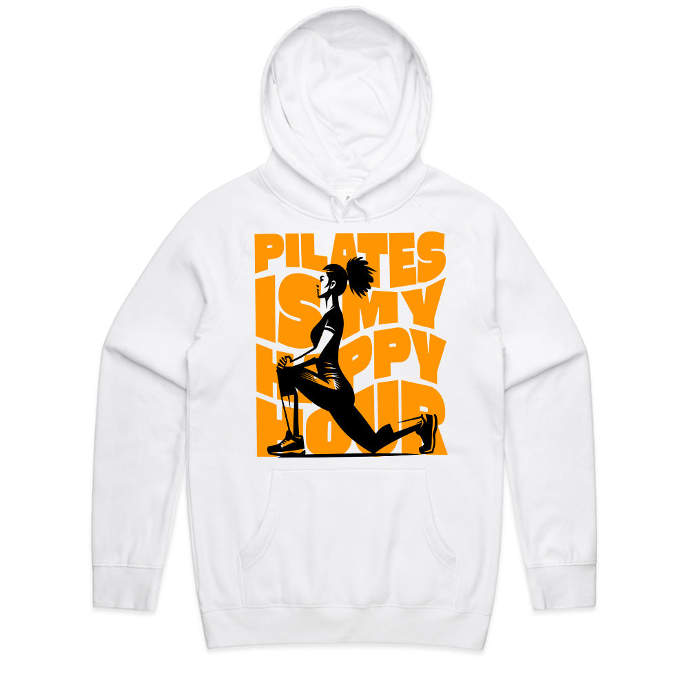 "Pilates Is My Happy Hour" Fun & Motivational Workout T-Shirt