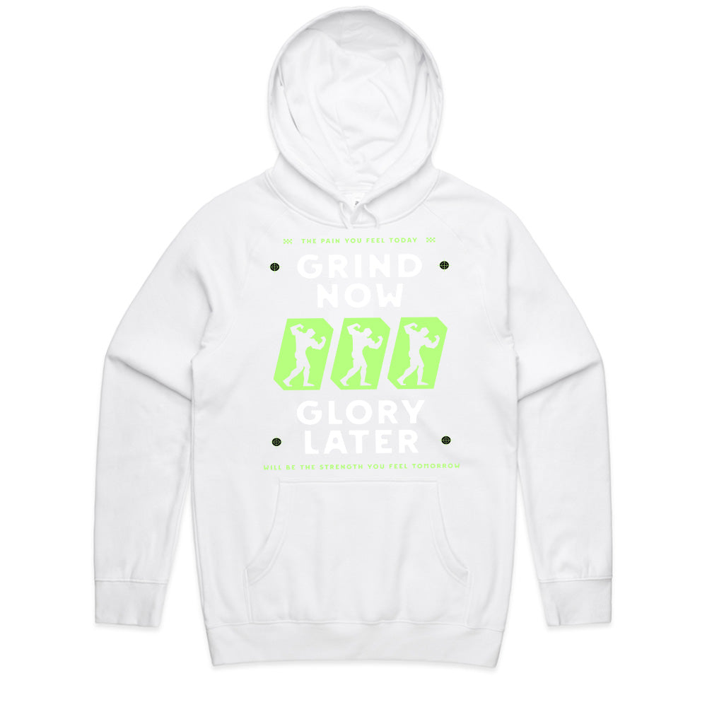 "Grind Now, Glory Later" Motivational Gym T-Shirt – Push Harder, Achieve More