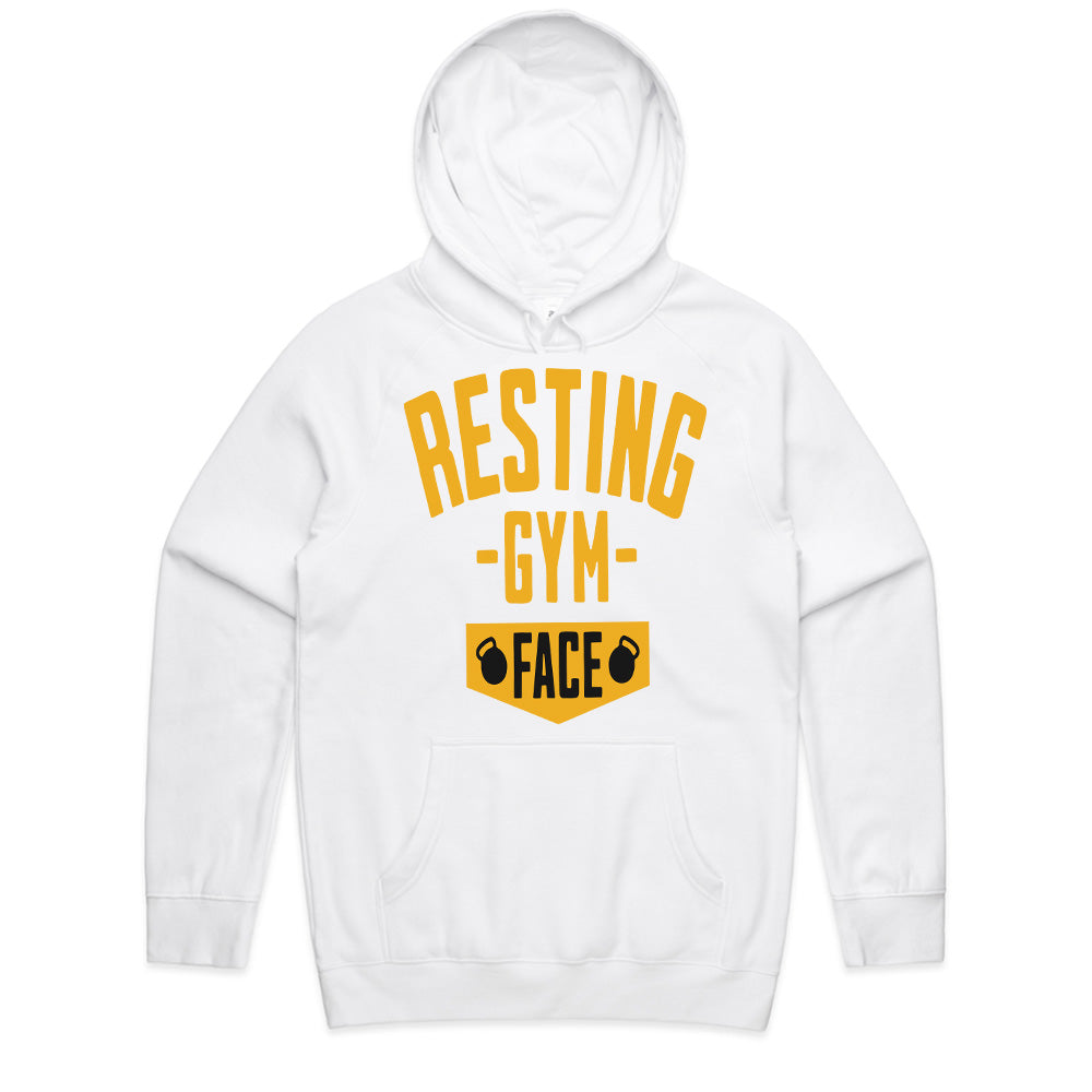 Resting Gym Face T-Shirt – Funny & Motivational Fitness Tee
