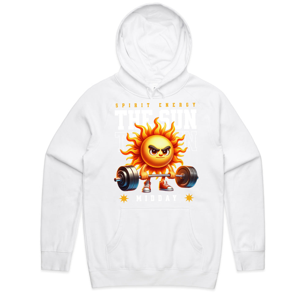 "The Sun Titan – Spirit Energy Gym T-Shirt" – Bold & Fiery Workout Tee