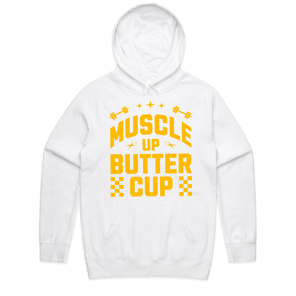 "Muscle Up, Buttercup" Funny Motivational Gym T-Shirt