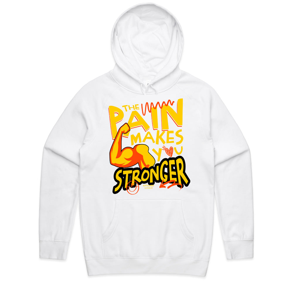 "The Pain Makes You Stronger" Motivational Gym T-Shirt – Embrace the Grind