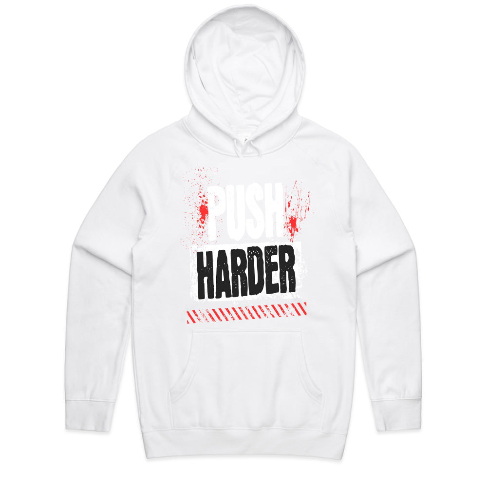 "Push Harder" Motivational Gym T-Shirt – No Limits, No Excuses