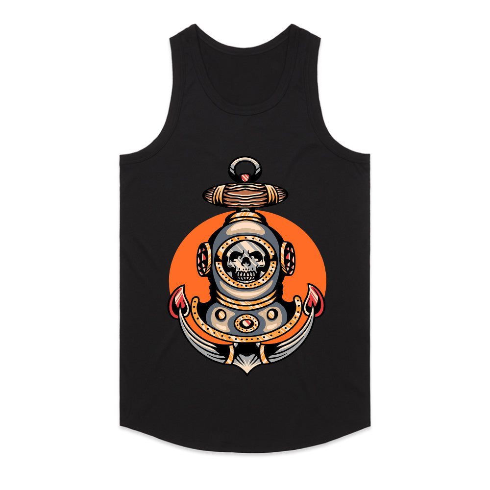 Abyssal Skull Diver – Nautical Depths Tee