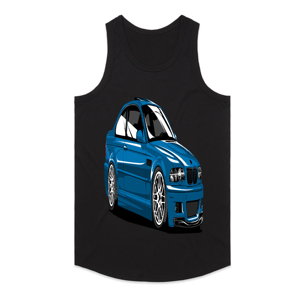 M3 E46 Perfection T-Shirt — Bavarian Blue Icon Edition