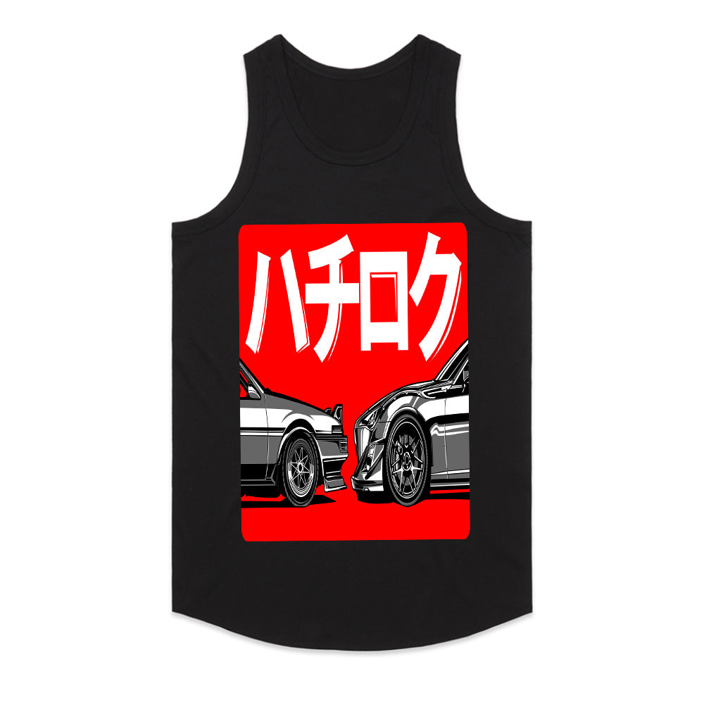 Hachiroku Evolution T-Shirt — AE86 vs. 86 Legacy
