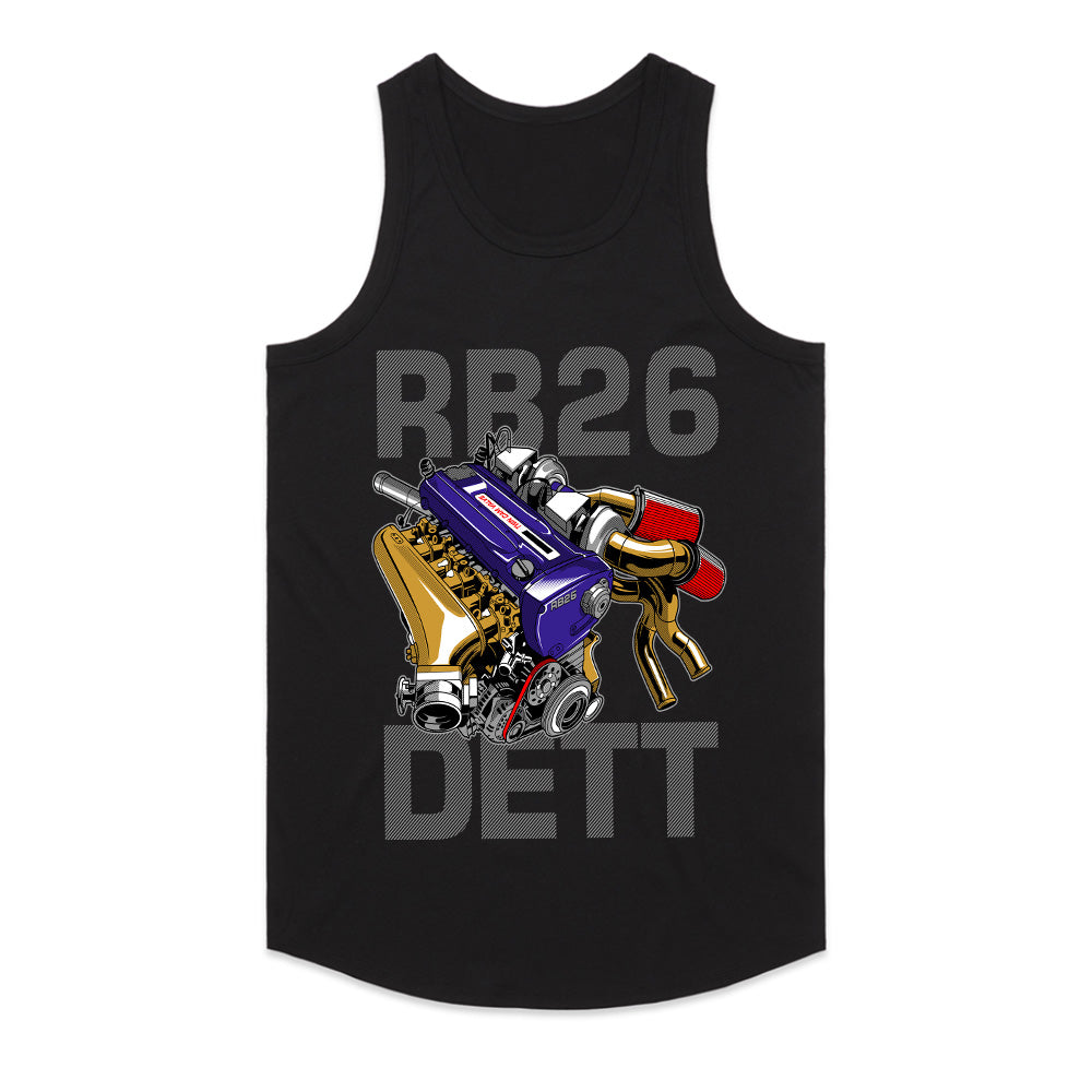 RB26DETT Powerhouse — JDM Skyline Engine Legend T-Shirt