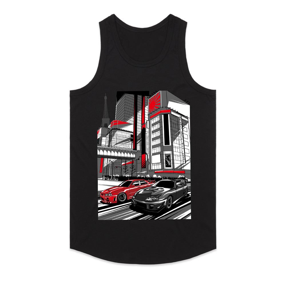 Tokyo Street Legends — JDM Skyline & Supra City Run T-Shirt