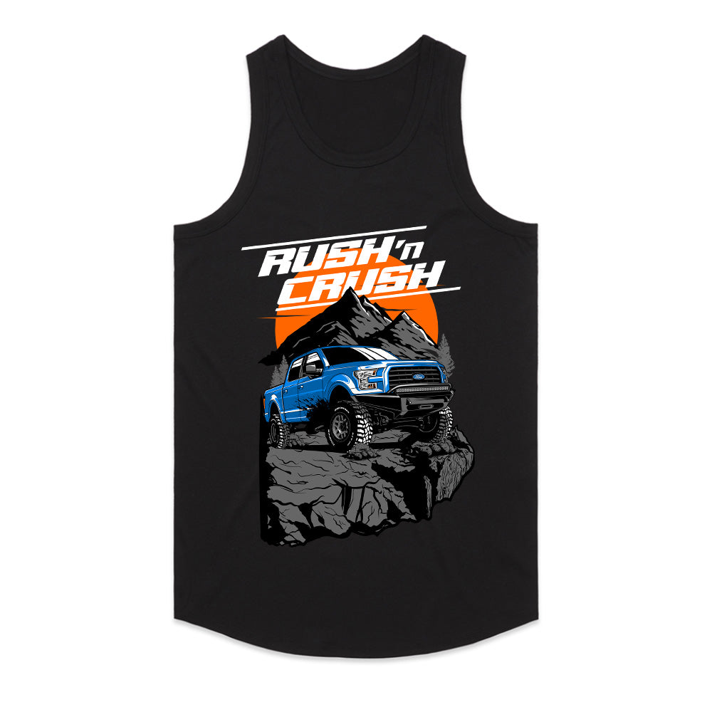 Rush ‘n Crush — Off-Road Mountain Beast Truck T-Shirt