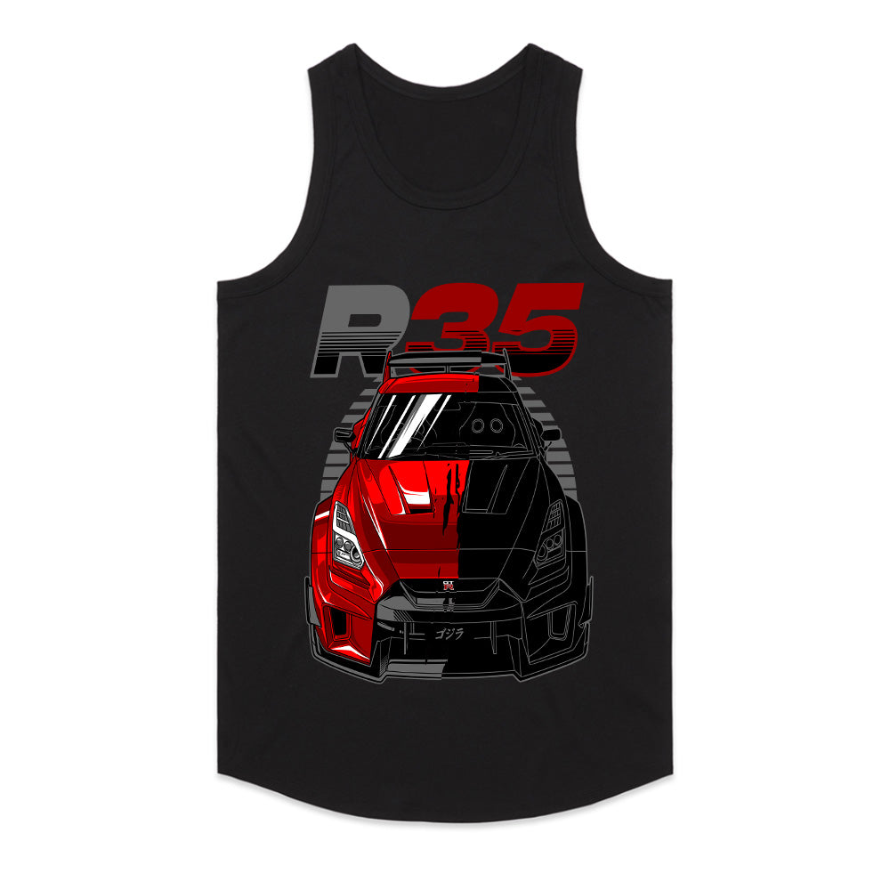 R35 Godzilla Mode – Nissan GT-R Supercar Beast T-Shirt