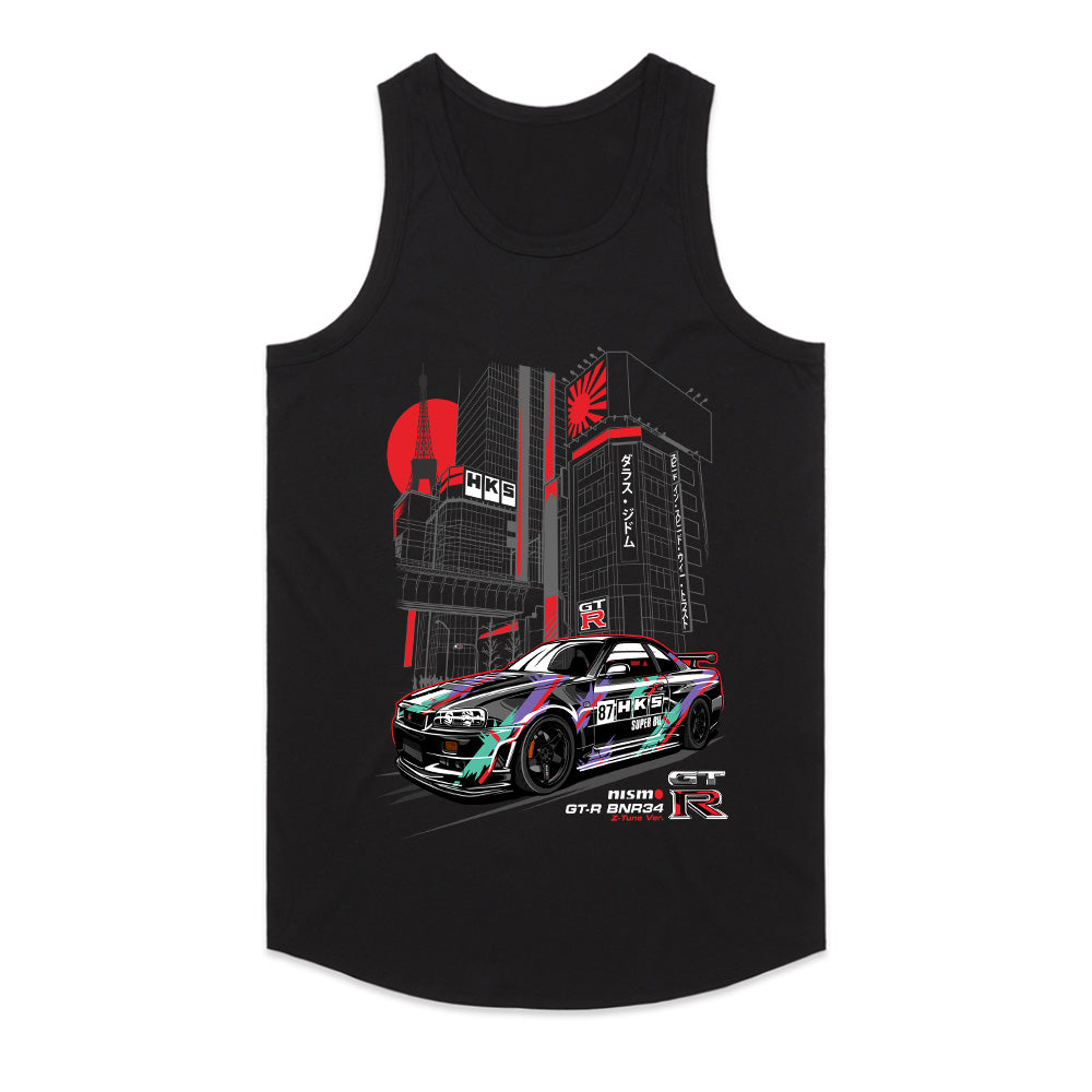 Tokyo GT-R Vibe – BNR34 Nismo Skyline Street Racing T-Shirt