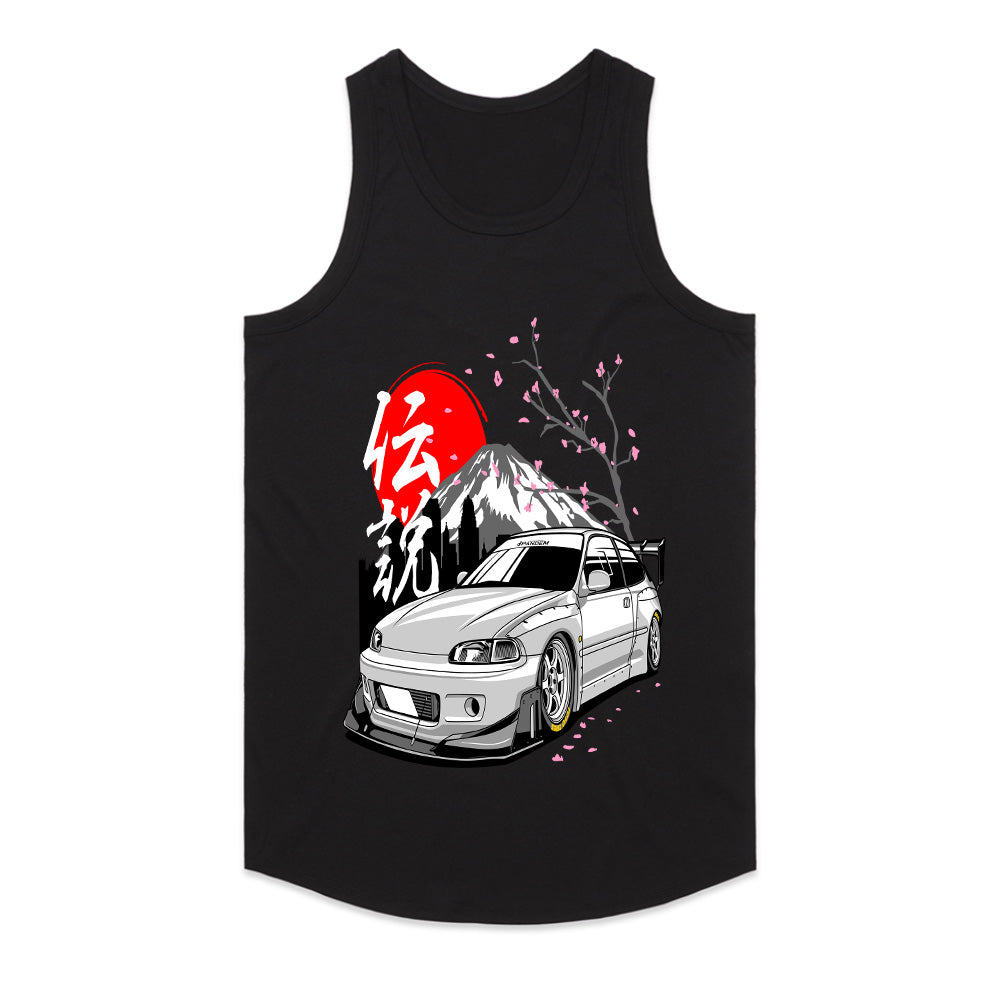 JDM Legend Civic – Mount Fuji Drift Spirit T-Shirt