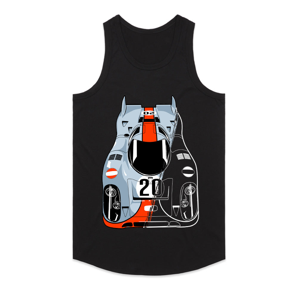 Vintage Le Mans Racer – Gulf 917 Racing Heritage T-Shirt