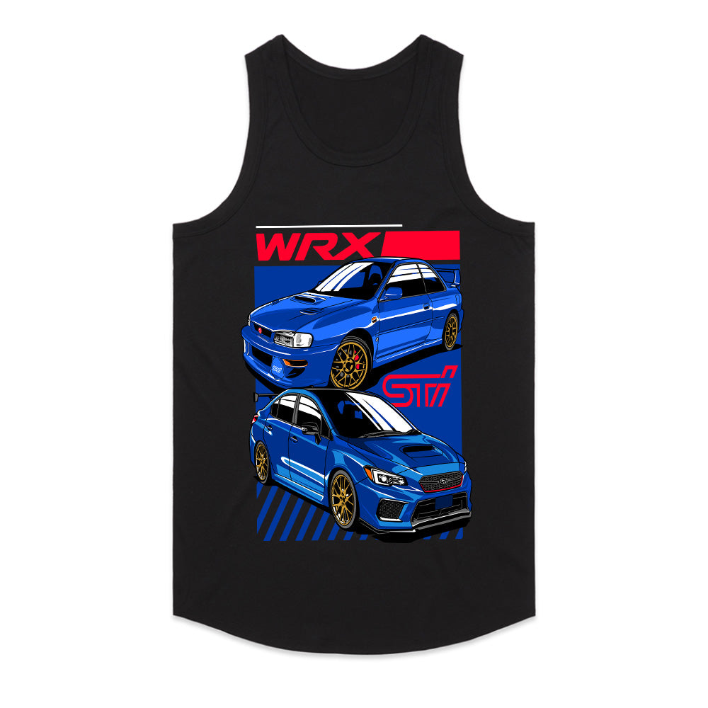 Subaru WRX STI Evolution T-Shirt – Rally Icon Then & Now Tee