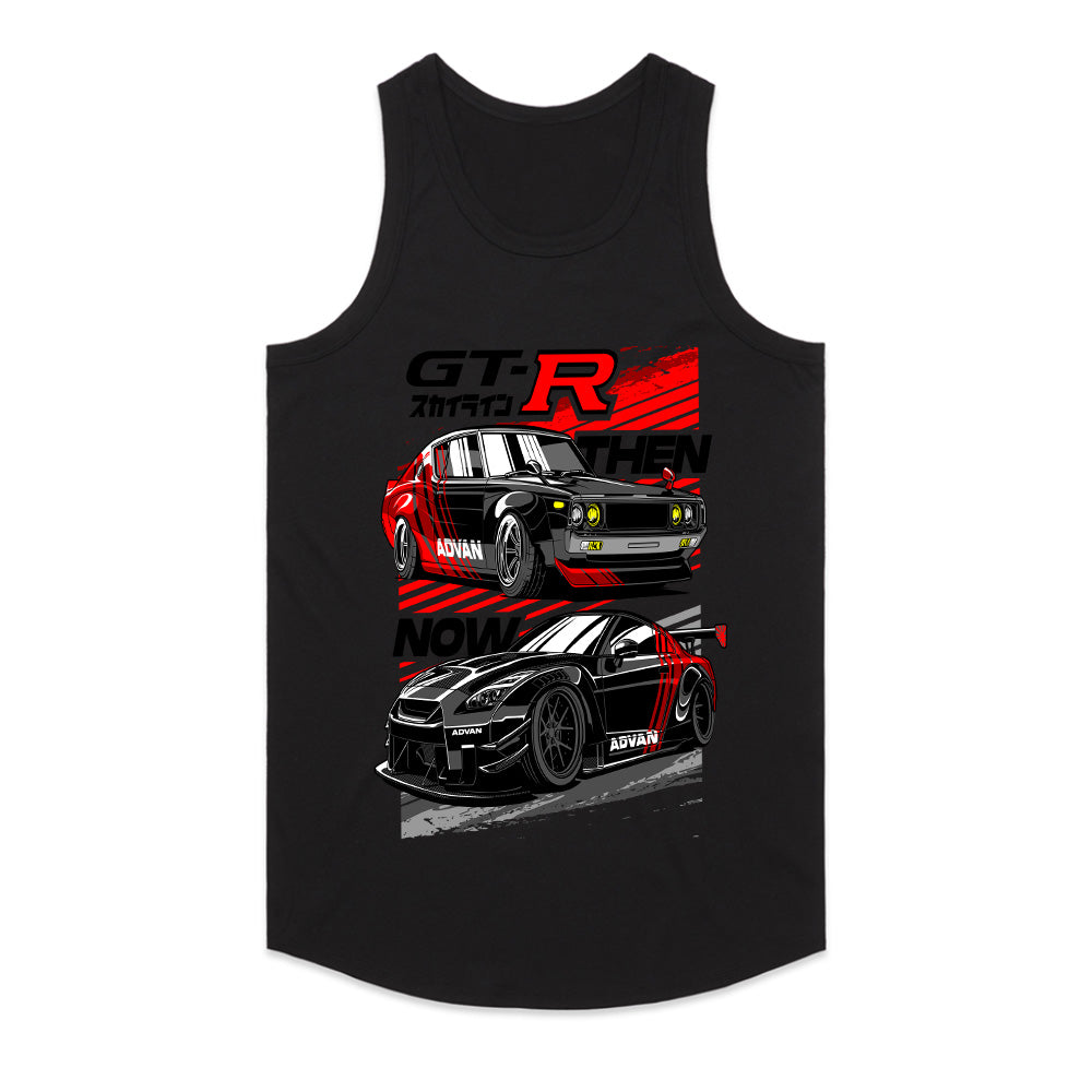 Nissan GT-R Then & Now T-Shirt – JDM Legends in Advan Livery