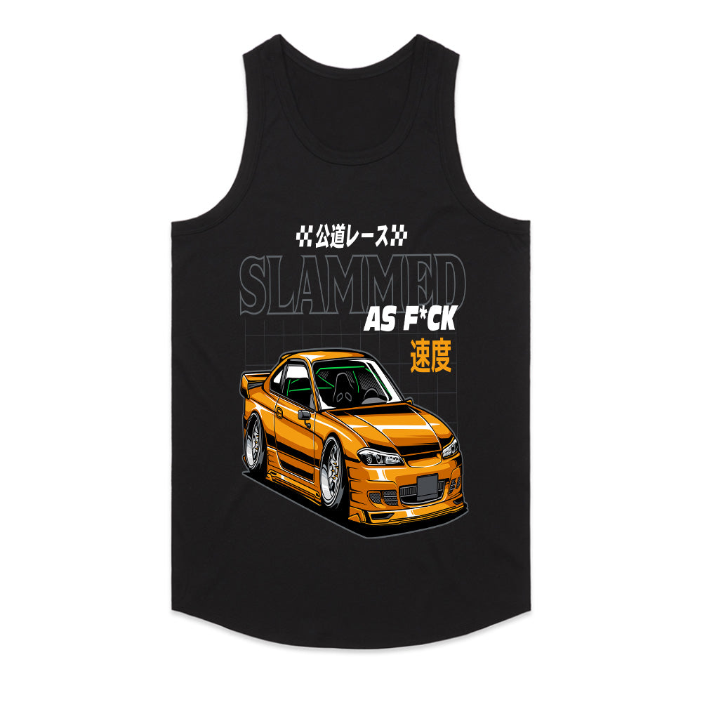 Slammed AF S15 T-Shirt – JDM Street Racer Stance Edition Tee