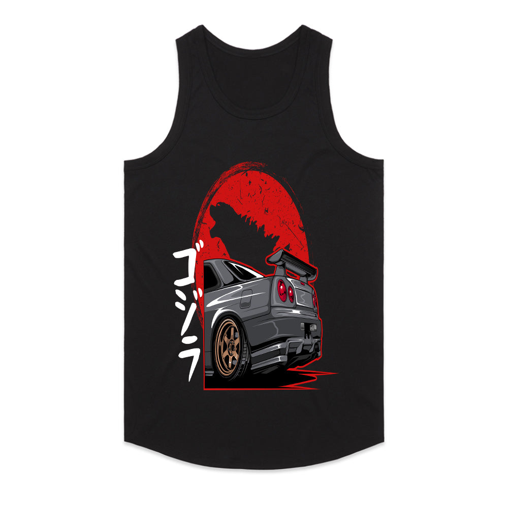 Godzilla R34 Skyline T-Shirt – JDM King of the Streets Tee