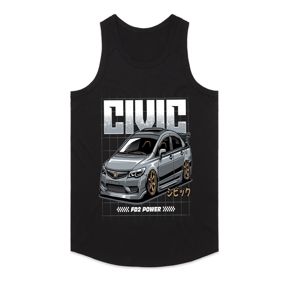 Civic FD2 Power T-Shirt – JDM Street Performance King Tee