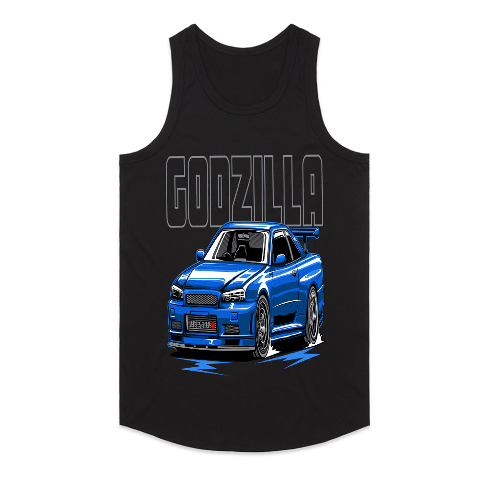 Godzilla Skyline R34 JDM Legend T-Shirt – Iconic Street Racer Style