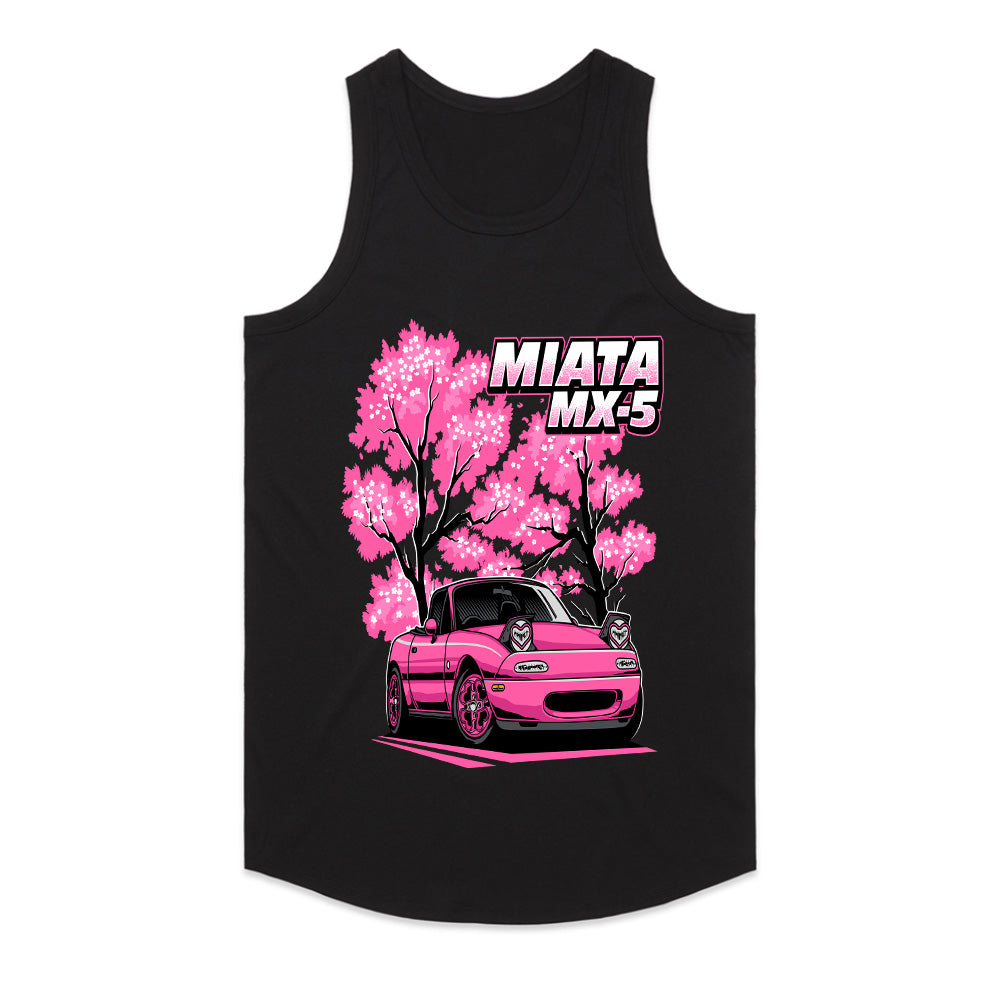 Miata MX-5 Sakura Blossom T-Shirt – JDM Roadster Spring Edition