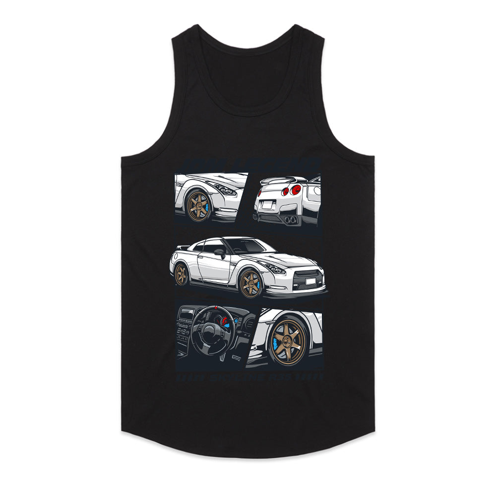 JDM Legend Skyline R35 T-Shirt – Godzilla Performance Edition