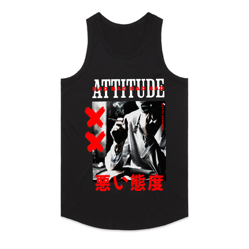 Bad Attitude - Rebellious Noir Street Tee