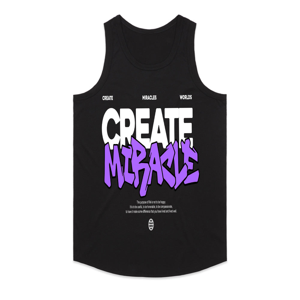 Create Miracles: Bold Vision Streetwear Tee