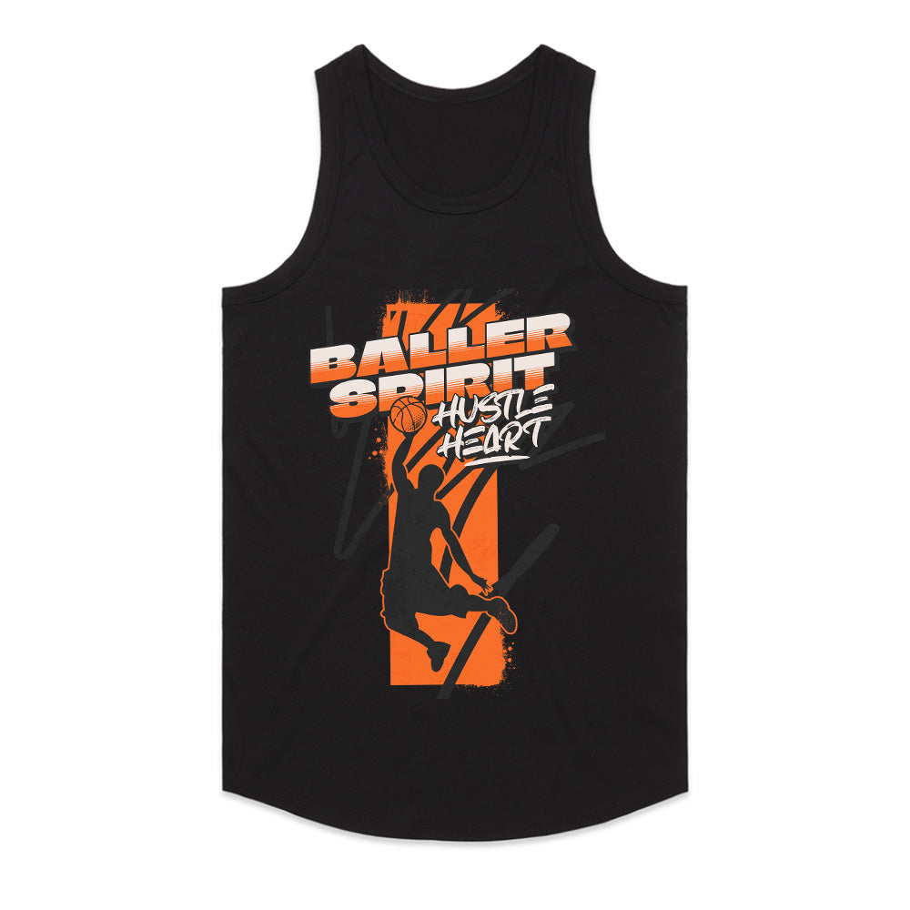 Baller Spirit: Hustle & Heart Dunk Tee