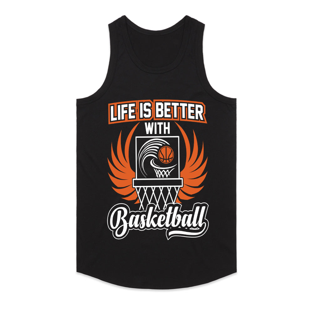 Full Court Bliss: Life Is Better with Basketball Tee